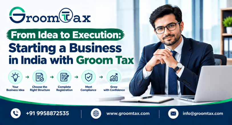 From Idea to Execution: Starting a Business in India with Groom Tax